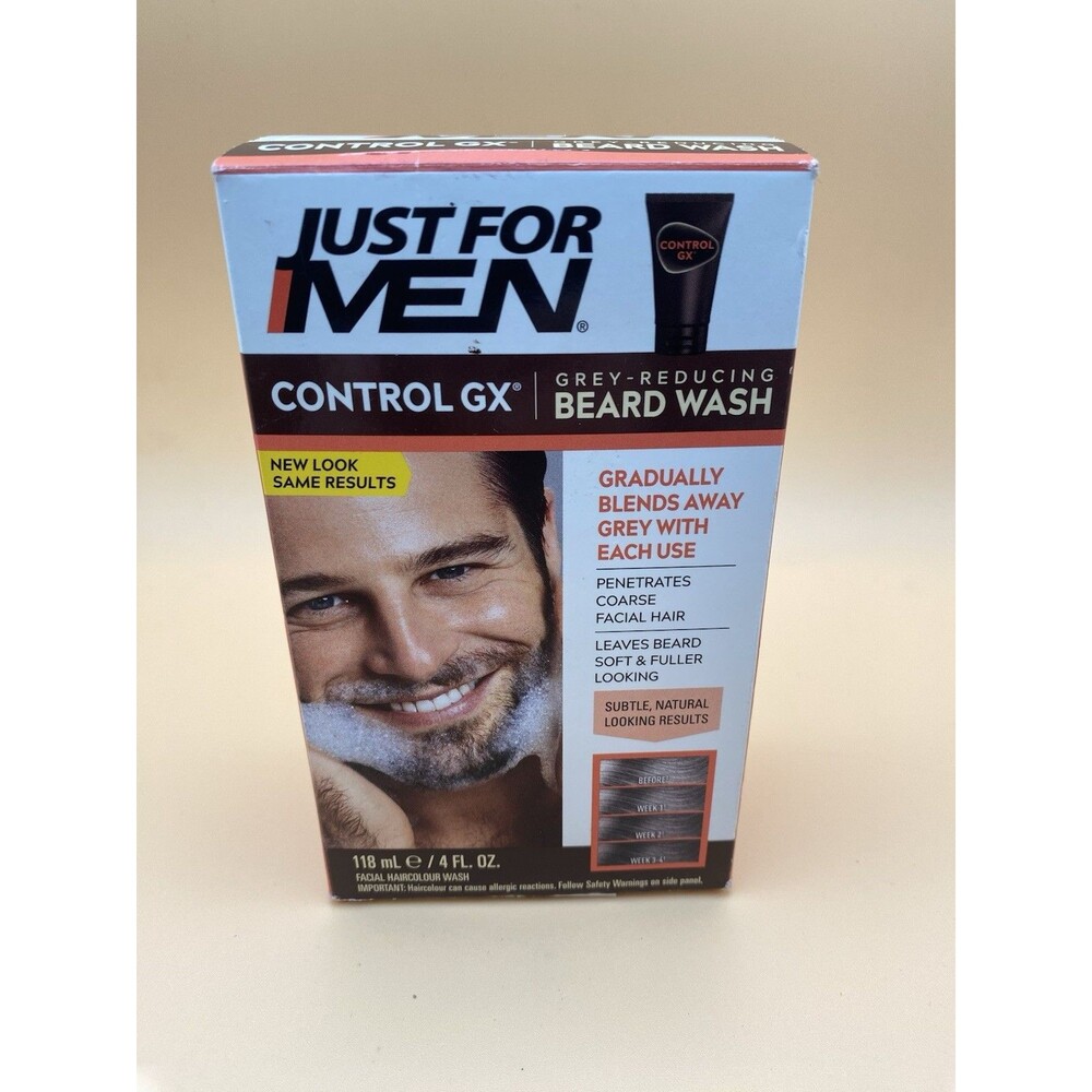 Just For Men Control GX Grey Reducing Beard Wash - 4 fl oz